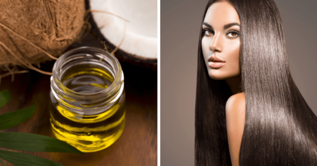 Aceite de coco para un cabello saludable