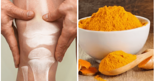 Cúrcuma, limón y miel para las rodillas