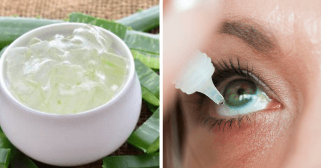 Manzanilla y aloe vera para los ojos