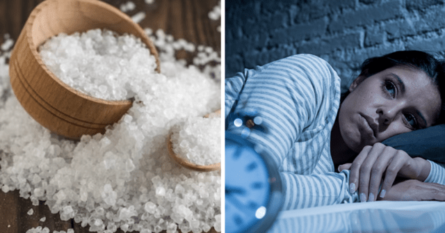 Azúcar morena y sal gruesa para dormir
