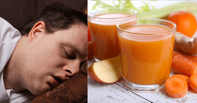 Jengibre, limón, zanahoria y manzana para dejar de roncar