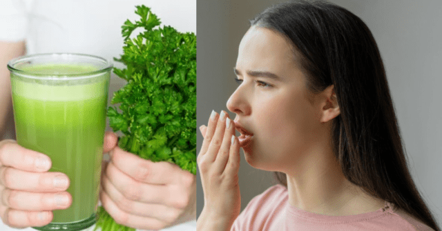 Jugo naturales para quitar el mal aliento