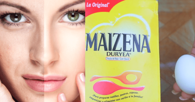 Mascarilla con maicena