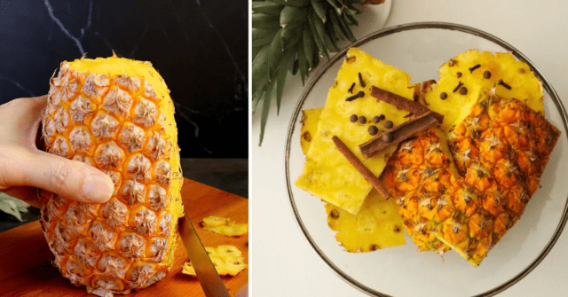 Prepara la piña para el gas intestinal
