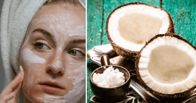 Exfoliante de aceite de coco y bicarbonato