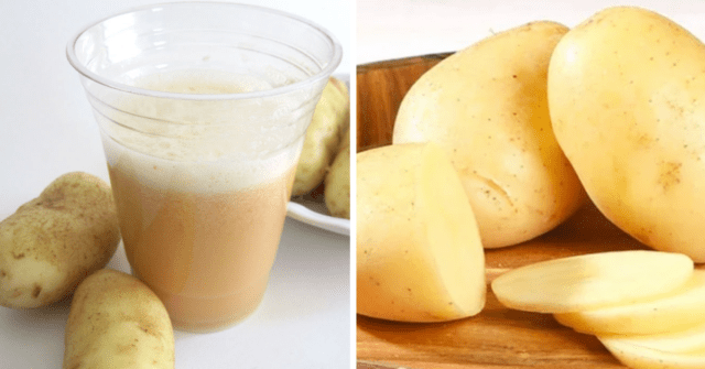 Jugo de papa beneficios