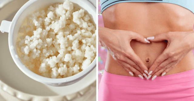 Kéfir para ayudar la flora intestinal